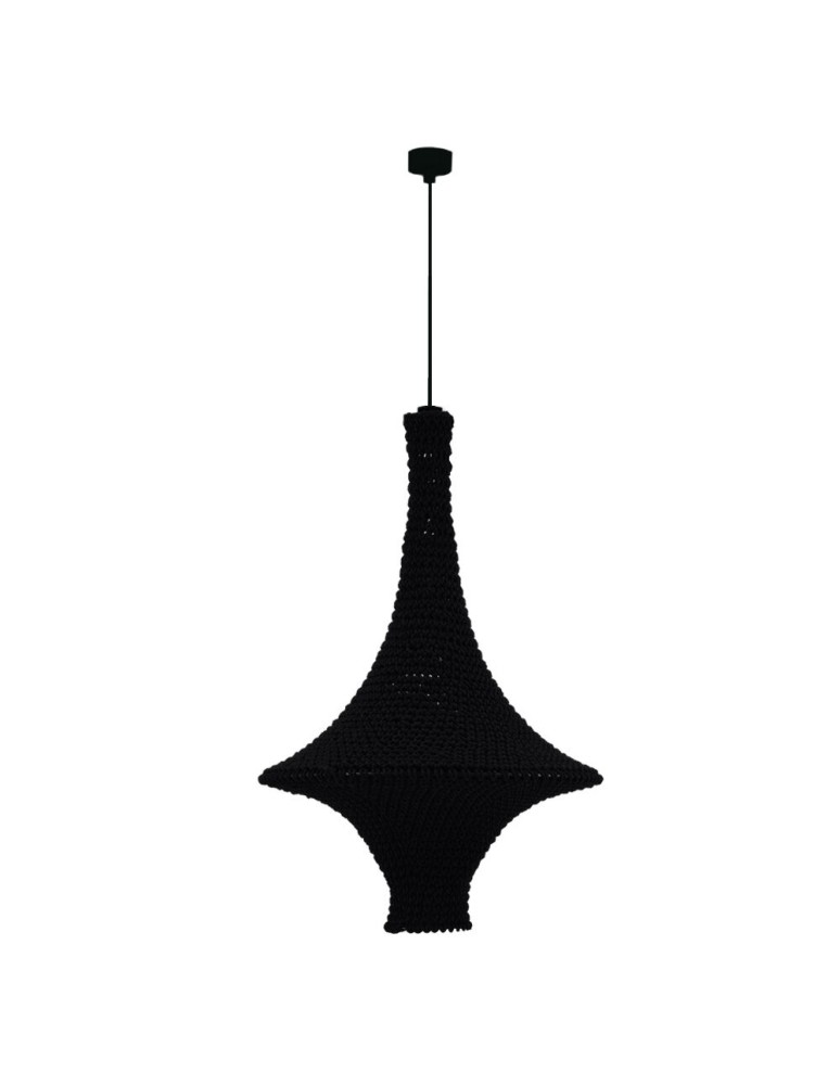 Shilo Lampa wisząca Alda L - Czarna (500 mm) 5113