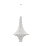 Lampy wiszące boho - Shilo Lampa wisząca Alda L - Biała (500 mm) 5116 - product 1