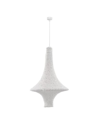 Shilo Lampa wisząca Alda L - Biała (500 mm) 5116
