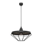 Lampy wiszące loftowe - Shilo Lampa wisząca Alkaba - Czarna-platyna mat (325 mm) 5013 - product 1