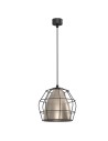 Shilo Lampa wisząca Alkana - Czarna-platyna mat (220 mm) 5022