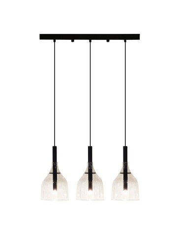 Shilo Lampa wisząca Botor 3 - Czarna (530 mm) 5096