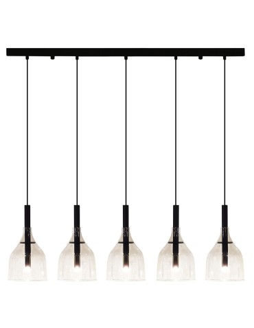 Shilo Lampa wisząca Botor 5 - Czarna (910 mm) 5098