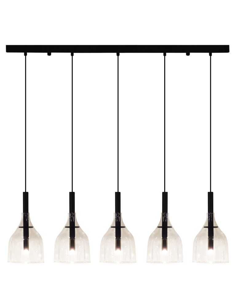 Shilo Lampa wisząca Botor 5 - Czarna (910 mm) 5098