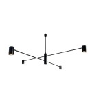 Lampy wiszące industrialne - Shilo Lampa wisząca Dakata 4 - Czarna 5636 - product 1