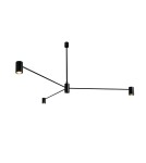 Lampy wiszące industrialne - Shilo Lampa wisząca Dakata 3 - Czarna 5648 - product 1