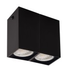 Oprawy sufitowe kwadratowe - Shilo Plafon Doha 2 - Czarny (80 mm) 1096 - product 1