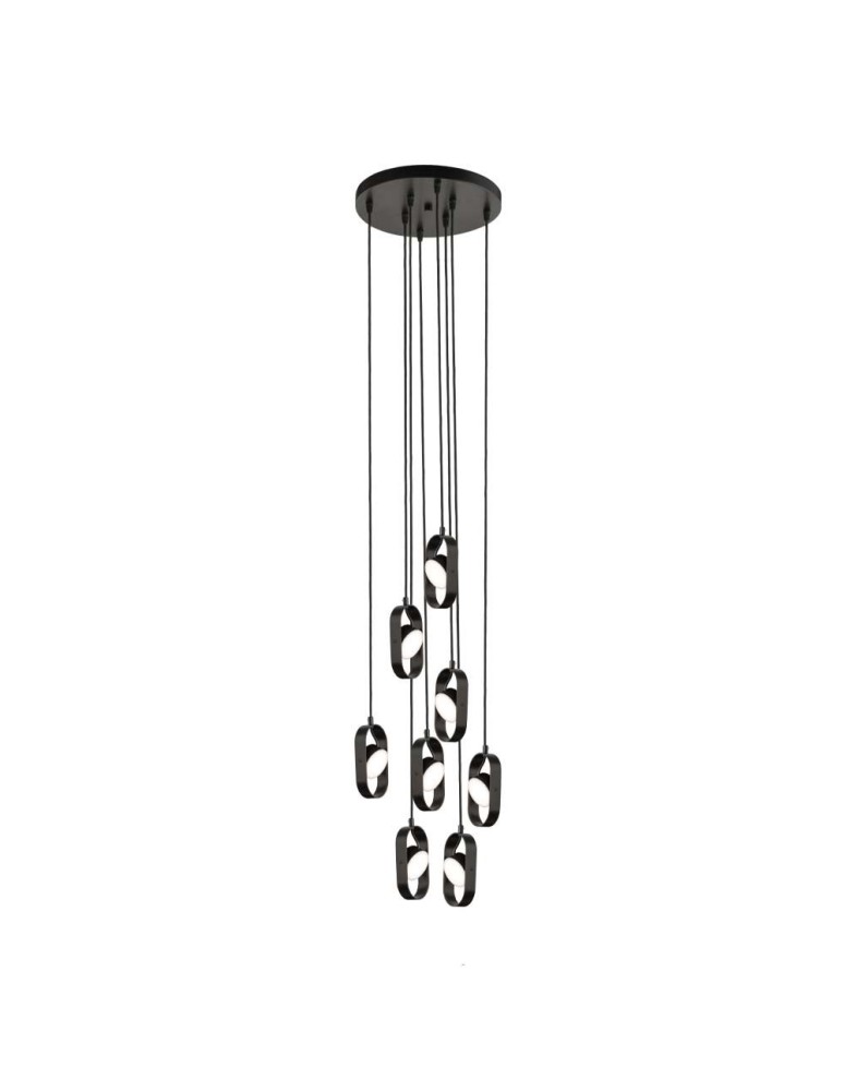 Shilo Lampa wisząca Furoku 8 - Czarna 4000K 8539