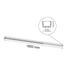 Shilo Plafon Hiate Line - Biały (1800 mm) 4000K 1819 Shilo Plafon Hiate Line - Biały (1800 mm) 4000K 1819