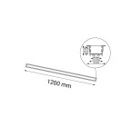 Lampy podtynkowe liniowe - Shilo Lampa wpuszczana Hiate Line - Biała (1200 mm) 3000K 1829 - product 2