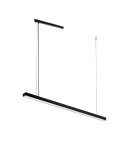 Lampy wiszące nad biurko - Shilo Lampa wisząca Hiate Line - Czarna (1200 mm) 4000K 1850 - product 1