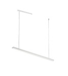Lampy wiszące nad biurko - Shilo Lampa wisząca Hiate Line - Biała (1200 mm) 4000K 1851 - product 1