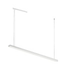Lampy wiszące nad biurko - Shilo Lampa wisząca Hiate Line - Biała (1500 mm) 4000K 1855 - product 1