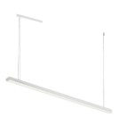 Lampy wiszące nad biurko - Shilo Lampa wisząca Hiate Line - Biała (1800 mm) 3000K 1857 - product 1
