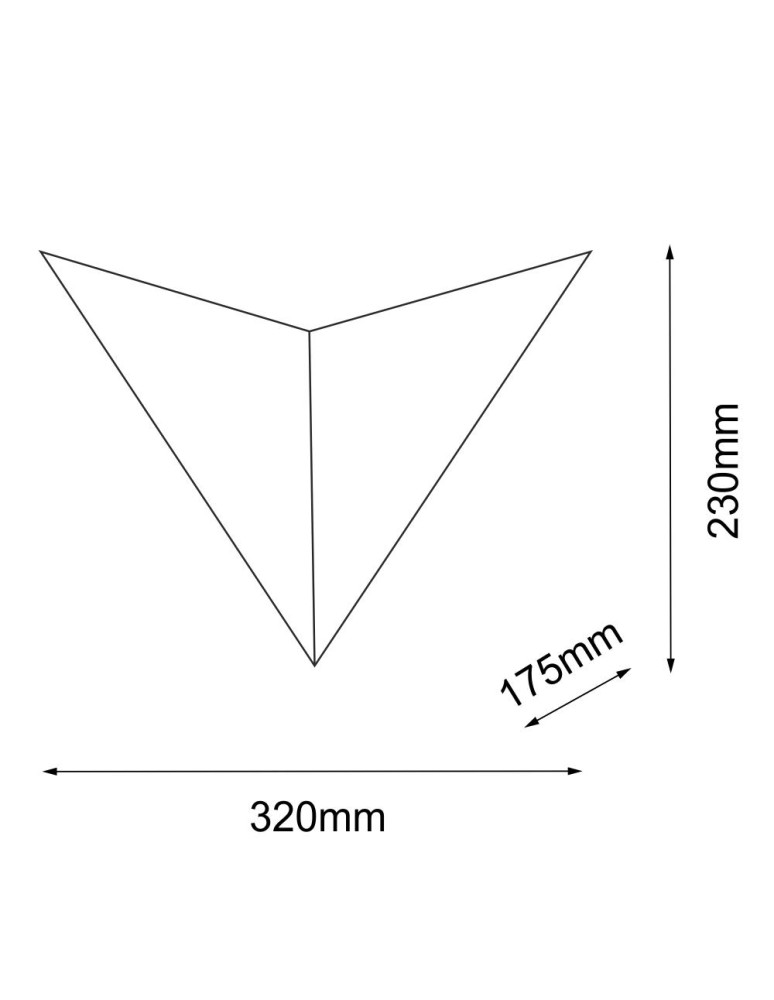 Kinkiety - Shilo Kinkiet Hino 2 - Czarny (230 mm) 4038 - product kolory-swiatla.pl 2