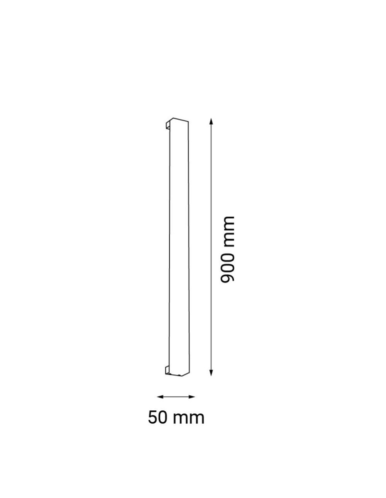 Kinkiety - Shilo Kinkiet Hoso 90 - Czarny (900 mm) 4000K 4014 - product kolory-swiatla.pl 2