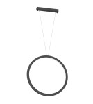 Lampy wiszące geometryczne - Shilo Lampa wisząca Ikuna O - Czarna (450 mm) 3000K 5074 - product 1