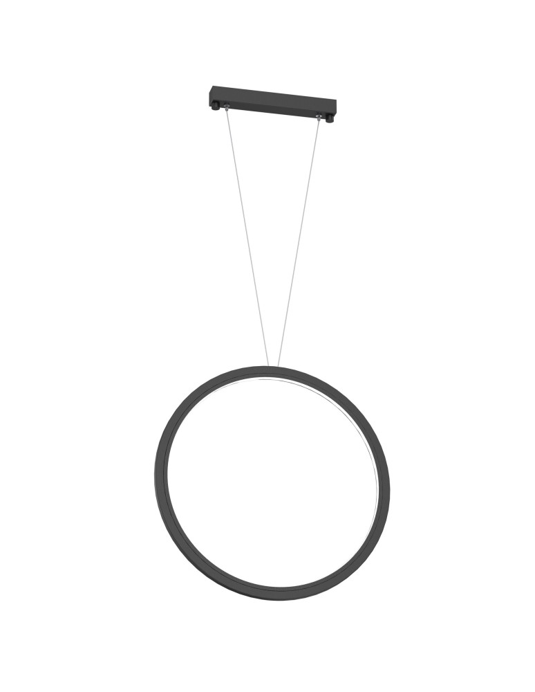 Shilo Lampa wisząca Ikuna O - Czarna (450 mm) 4000K 5075