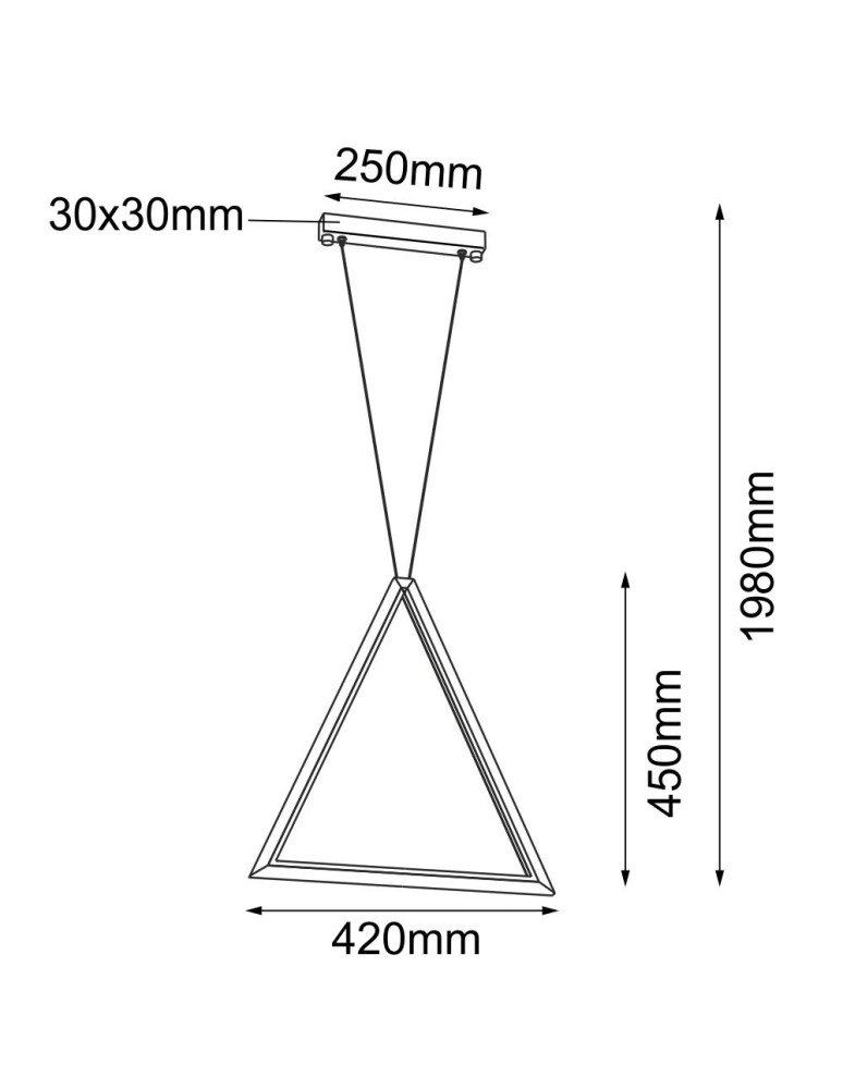 Shilo Lampa wisząca Ikuna A - Czarna (420 mm) 3000K 5076 Shilo Lampa wisząca Ikuna A - Czarna (420 mm) 3000K 5076