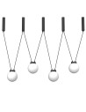 Shilo Lampa wisząca iO 4 mini - Czarna (1200 mm) 5072