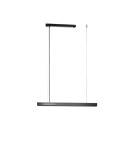 Lampy wiszące nad biurko - Shilo Lampa wisząca Isaseki - Czarna (1500 mm) 4000K 8662 - product 1