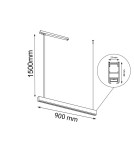 Lampy wiszące nad biurko - Shilo Lampa wisząca Isaseki - Czarna (1500 mm) 4000K 8662 - product 2