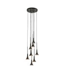 Lampy wiszące - Shilo Lampa wisząca Kanzaki 8 - Czarna (300 mm) 4000K 8533 - product 1