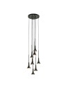 Shilo Lampa wisząca Kanzaki 8 - Czarna (300 mm) 4000K 8533