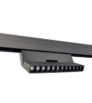 Lampy do szyn magnetycznych - Shilo Spot magnetyczny Komatsu dot move - Czarny - 48V 12W 960lm (220 mm) 3000K 6498 - product 1