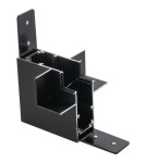 Shilo Łącznik L podtynkowy ściana - sufit szynoprzewodu magnetycznego Komatsu 48V - Czarny 6513 Shilo Łącznik L podtynkowy ściana - sufit szynoprzewodu magnetycznego Komatsu 48V - Czarny 6513