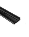 Shilo Szynoprzewód magnetyczny natynkowy Komatsu Slim 48V - Czarny (2 m) 6041