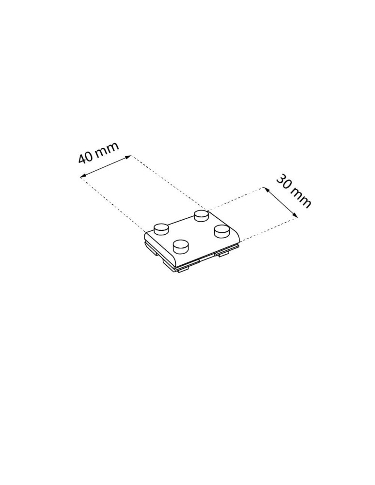 Shilo Łącznik prosty szynoprzewodu magnetycznego natynkowego Komatsu Slim - Czarny 6042 Shilo Łącznik prosty szynoprzewodu magnetycznego natynkowego Komatsu Slim - Czarny 6042