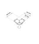 Akcesoria do szynoprzewodów magnetycznych - Shilo Łącznik L szynoprzewodu magnetycznego Komatsu Slim - Czarny 6043 - product 2