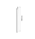 Akcesoria do szynoprzewodów magnetycznych - Shilo Pokrywa szynoprzewodu Komatsu Slim - Czarna (1000 mm) 6045 - product 2