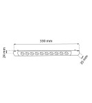 Shilo Spot magnetyczny Komatsu Slim dot - Czarny - 48V 10W 800lm (330 mm) 4000K 6054 Shilo Spot magnetyczny Komatsu Slim dot - Czarny - 48V 10W 800lm (330 mm) 4000K 6054