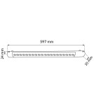 Shilo Spot magnetyczny Komatsu Slim dot - Czarny - 48V 20W 1600lm (600 mm) 3000K 6055 Shilo Spot magnetyczny Komatsu Slim dot - Czarny - 48V 20W 1600lm (600 mm) 3000K 6055