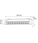 Shilo Spot magnetyczny Komatsu Slim dot move - Czarny - 48V 12W 960lm (236 mm) 4000K 6060 Shilo Spot magnetyczny Komatsu Slim dot move - Czarny - 48V 12W 960lm (236 mm) 4000K 6060
