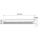 Shilo Spot magnetyczny Komatsu Slim dot move - Czarny - 48V 24W 1920lm (452 mm) 4000K 6062 Shilo Spot magnetyczny Komatsu Slim dot move - Czarny - 48V 24W 1920lm (452 mm) 4000K 6062