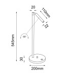 Lampy stołowe - Shilo Lampa stołowa Kosame G - Złota (545 mm) 2037 - product 2