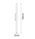 Kinkiety - Shilo Kinkiet Kosame K - Czarny (600 mm) 4488 - product 2