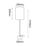 Shilo Lampa podłogowa Lamego F Wąska - Szara (1700 mm) 2023 Shilo Lampa podłogowa Lamego F Wąska - Szara (1700 mm) 2023
