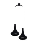 Lampy wiszące - Shilo Lampa wisząca Mahaka 2 - Czarna (500 mm) 5173 - product 1