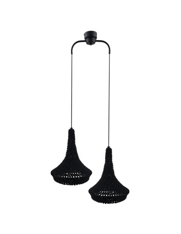 Shilo Lampa wisząca Mahaka 2 - Czarna (500 mm) 5173