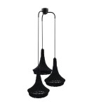Lampy wiszące - Shilo Lampa wisząca Mahaka 3 - Czarna (500 mm) 5174 - product 1