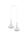 Shilo Lampa wisząca Mahaka 2 - Biała (500 mm) 5176