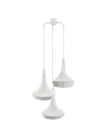 Shilo Lampa wisząca Mahaka 3 - Biała (500 mm) 5177