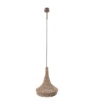 Shilo Lampa wisząca Mahaka 1 - Beżowa (260 mm) 5178 Shilo Lampa wisząca Mahaka 1 - Beżowa (260 mm) 5178