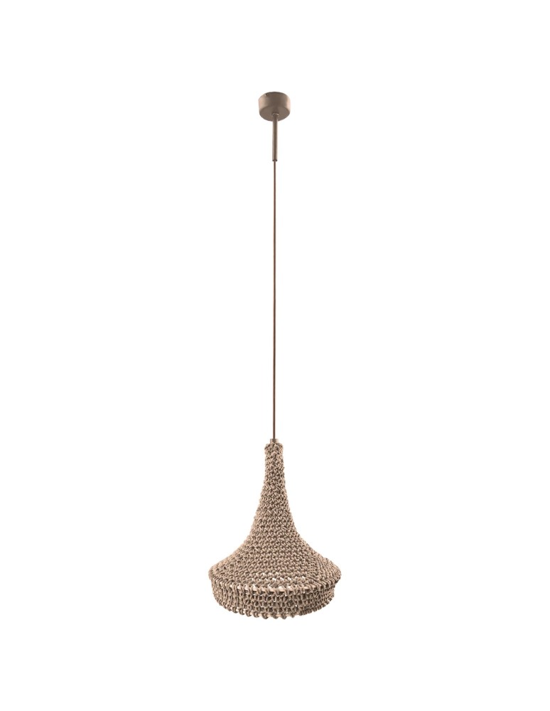 Shilo Lampa wisząca Mahaka 1 - Beżowa (260 mm) 5178 Shilo Lampa wisząca Mahaka 1 - Beżowa (260 mm) 5178
