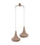 Shilo Lampa wisząca Mahaka 2 - Beżowa (500 mm) 5179 Shilo Lampa wisząca Mahaka 2 - Beżowa (500 mm) 5179