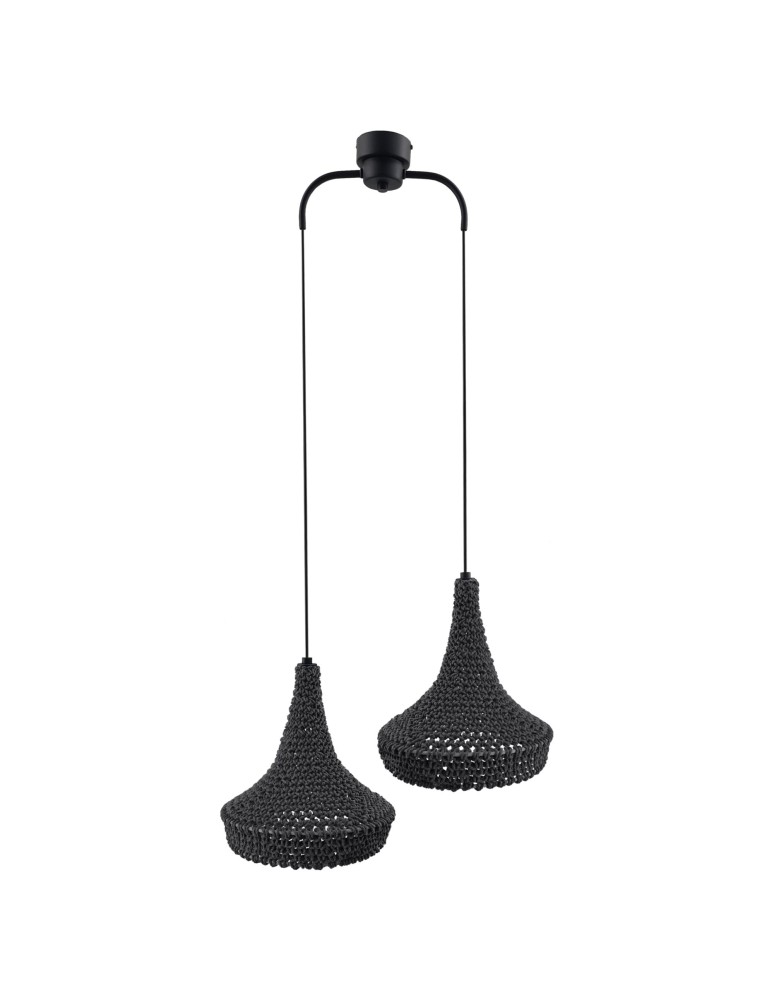 Shilo Lampa wisząca Mahaka 2 - Szara (500 mm) 5182